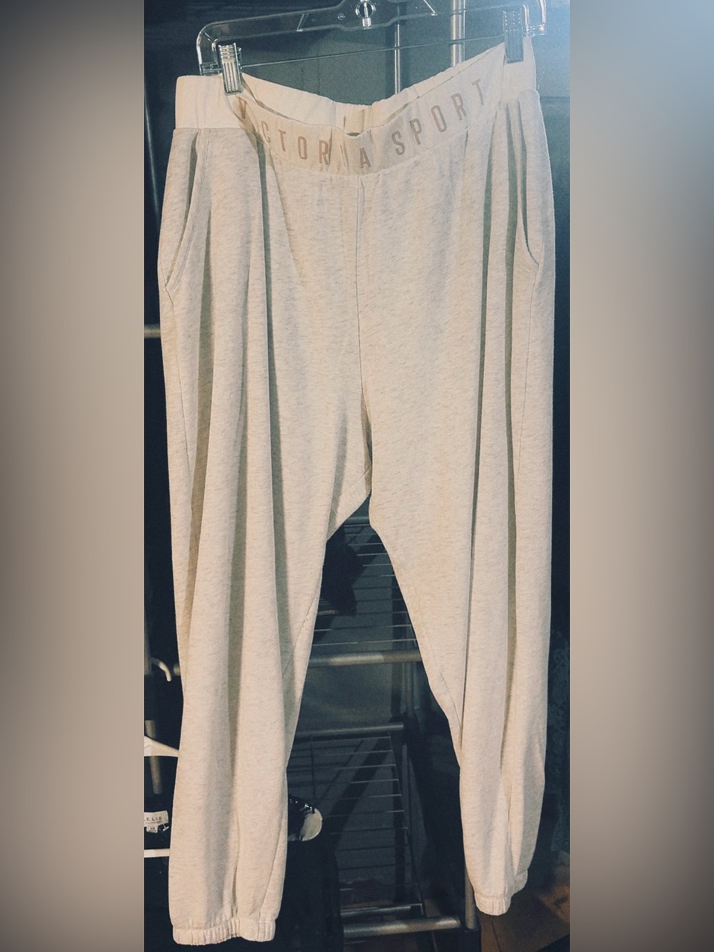 Victoria Sport Heather Gray Cozy Jogger Pants